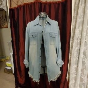 Oversize Stylish Denim Shirt/Jacket